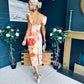 Jasmin Detailed Midi Dress Yellow