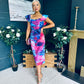 Jasmin Detailed Midi Dress Pink