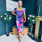 Jasmin Detailed Midi Dress Pink