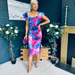 Jasmin Detailed Midi Dress Pink
