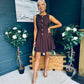 Penelopie Tailored Pleated Mini Dress Coco