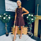 Penelopie Tailored Pleated Mini Dress Coco