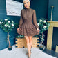 Silvia Banded Mini Dress Coco