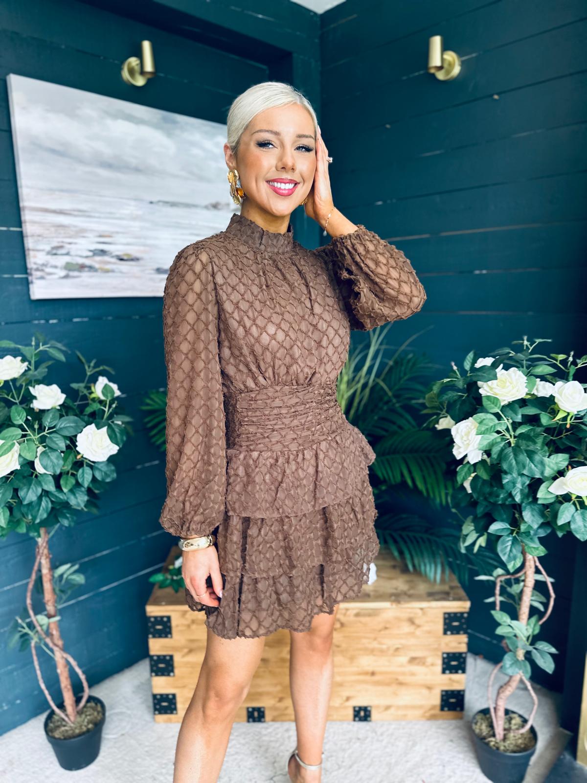 Silvia Banded Mini Dress Coco