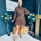 Silvia Banded Mini Dress Coco