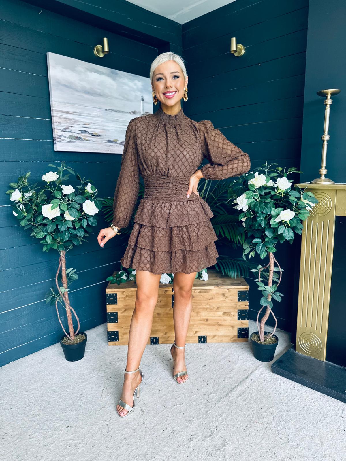 Silvia Banded Mini Dress Coco