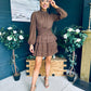 Silvia Banded Mini Dress Coco
