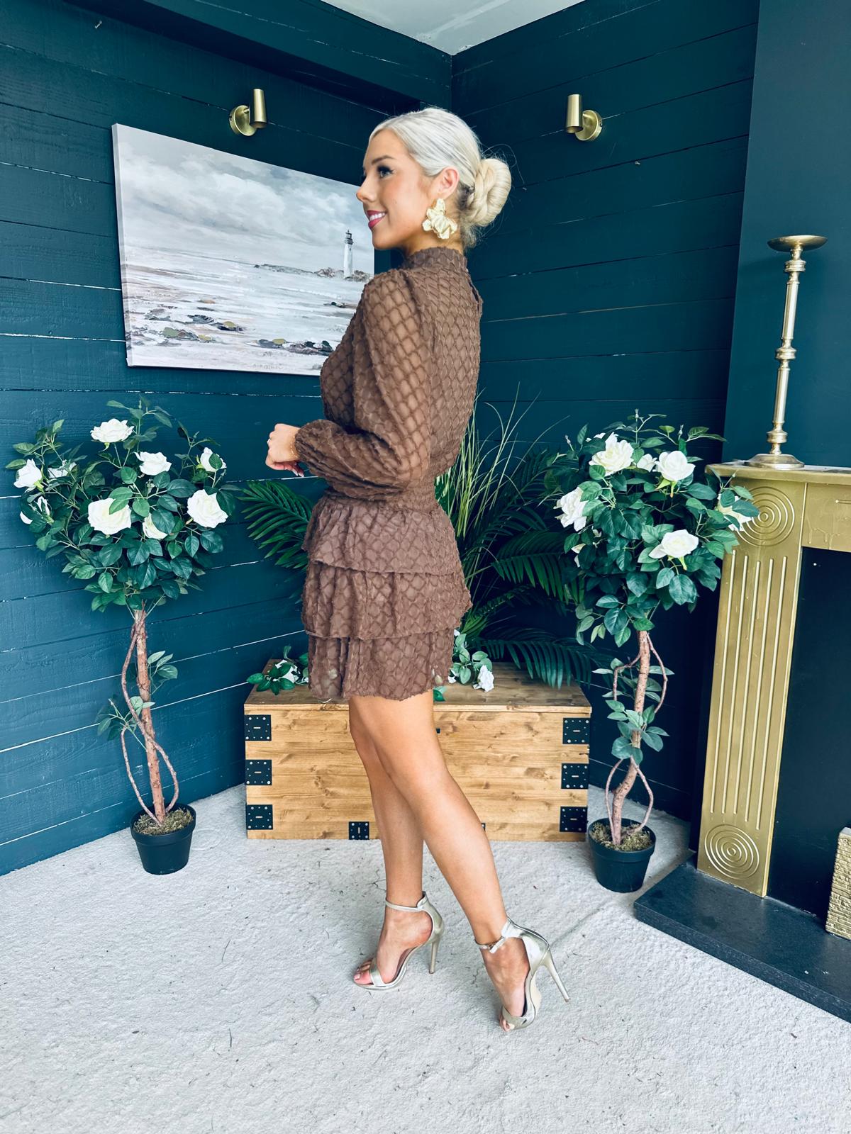 Silvia Banded Mini Dress Coco