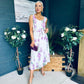 Bronagh Detailed Midi Dress Floral Cream