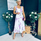 Bronagh Detailed Midi Dress Floral Cream