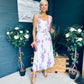 Bronagh Detailed Midi Dress Floral Cream