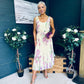 Bronagh Detailed Midi Dress Floral Yellow/Pink