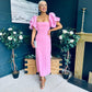 Ivy Embellished Occasion Dress Pink