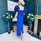 Ivy Embellished Occasion Dress Cobalt