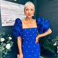Ivy Embellished Occasion Dress Cobalt