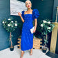 Ivy Embellished Occasion Dress Cobalt