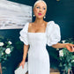 Ivy Embellished Occasion Dress White