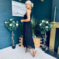 Francesca Detailed Midi Dress Black