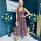 Jordyn Banded Midi Dress Coco