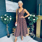 Jordyn Banded Midi Dress Coco