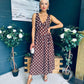 Jordyn Banded Midi Dress Coco