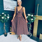 Jordyn Banded Midi Dress Coco