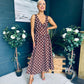 Jordyn Banded Midi Dress Coco