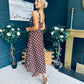 Jordyn Banded Midi Dress Coco