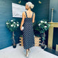 Jordyn Banded Midi Dress Black