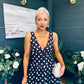 Jordyn Banded Midi Dress Black