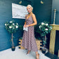 Jordyn Banded Midi Dress Chocolate