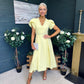 Collins Pearl Detail Occasion Dress Yellow