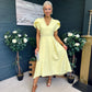 Collins Pearl Detail Occasion Dress Yellow