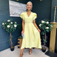Collins Pearl Detail Occasion Dress Yellow