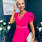 Collins Pearl Detail Occasion Dress Raspberry Pink