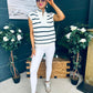 Lorna Half Zip Vest White