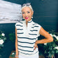 Lorna Half Zip Vest White