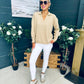 Dayton Soft Knit Jumper Beige
