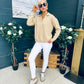 Dayton Soft Knit Jumper Beige