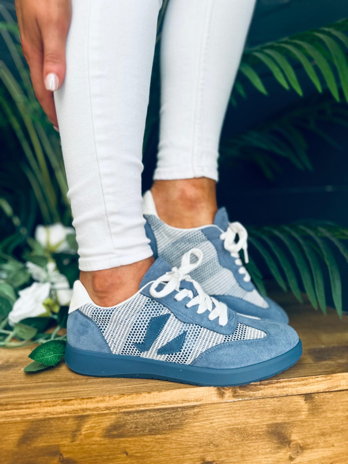 Sarah Casual Trainers Blue