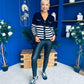 Juno Ribbed Detail Leggings Black