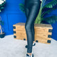 Juno Ribbed Detail Leggings Black