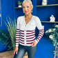 Jess Detailed Cardi Burgundy