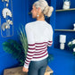 Jess Detailed Cardi Burgundy