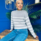 Fran Detailed Longline Jumper Grey