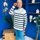 Fran Detailed Longline Jumper White