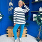 Fran Detailed Longline Jumper White