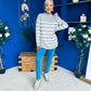 Fran Detailed Longline Jumper Grey
