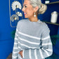 Fran Detailed Longline Jumper Grey