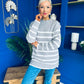 Fran Detailed Longline Jumper Grey